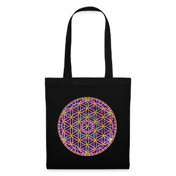 Flower of Life - Mandala - Tote Bag - black - Front