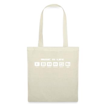 music is life - Tote Bag - nature - Front