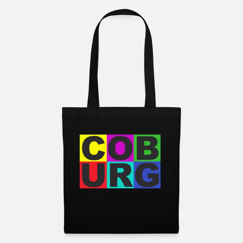 COBURG bunt - Stoffbeutel - Schwarz