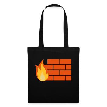 Firewall - Stoffbeutel - Schwarz - Vorne