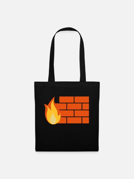 Firewall - Stoffbeutel - Schwarz