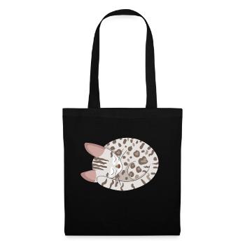 Chat de Bengale Chat - Sac en tissu - noir - Devant