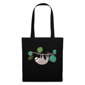 Sloth illustration - Tote Bag - black - Front