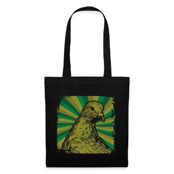 Pigeon - Sac en tissu - noir - Devant
