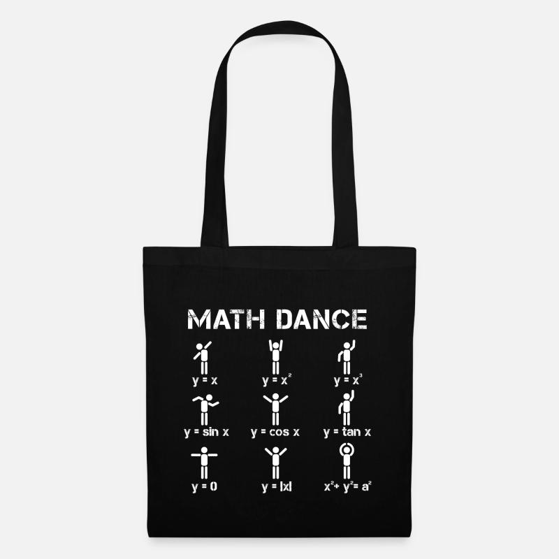 Fonction de danse mathématique - Sac en tissu - noir