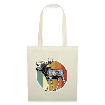 Elk Reindeer Scandinavia Lapland Gift - Tote Bag - nature - Front