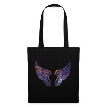 Engelsfluegel - Sac en tissu - noir - Devant