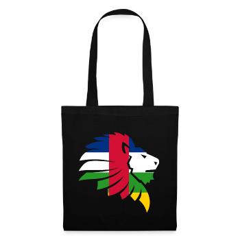 Zentralafrikanische Republik Flagge Sango Geschenk - Stoffbeutel - Schwarz - Vorne