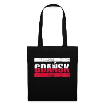 Gdansk Gdańsk Polska cadeau Pologne - Sac en tissu - noir - Devant