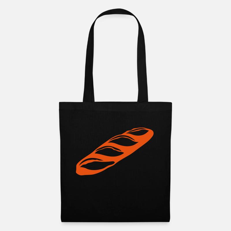 Baguette 1 - Stoffbeutel - Schwarz