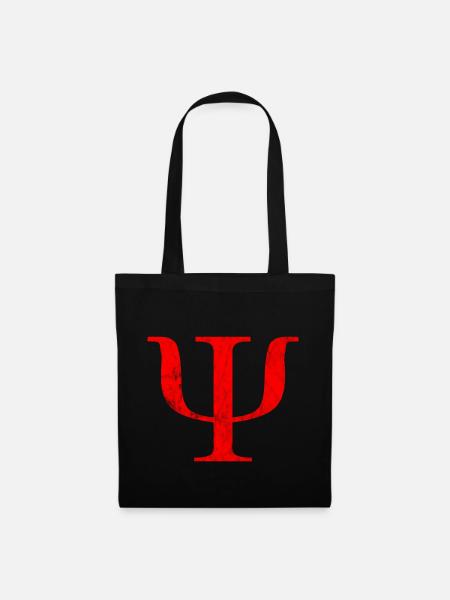 Psychology Gift Idea Student Psi - Tote Bag - black