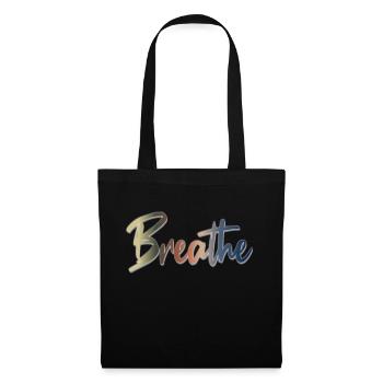 respirer - Sac en tissu - noir - Devant