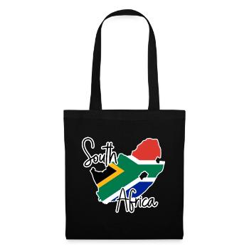 Afrique du Sud - Sac en tissu - noir - Devant