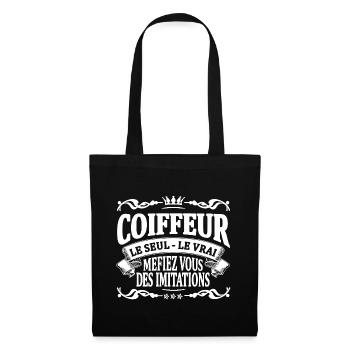 coiffeur le seul le vrai - Sac en tissu - noir - Devant