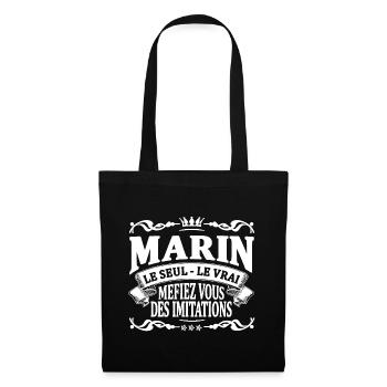 marin le seul le vrai - Sac en tissu - noir - Devant