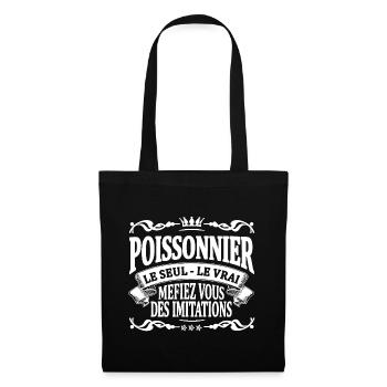 poissonnier le seul le vrai - Sac en tissu - noir - Devant
