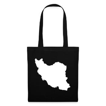 Iran - Stoffbeutel - Schwarz - Vorne