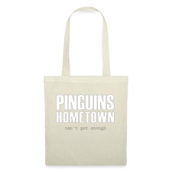 pingouins dans la ville natale - Sac en tissu - nature - Devant