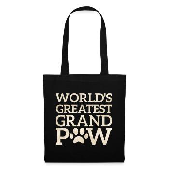 World's Greatest Grandpaw - Tote Bag - black - Front
