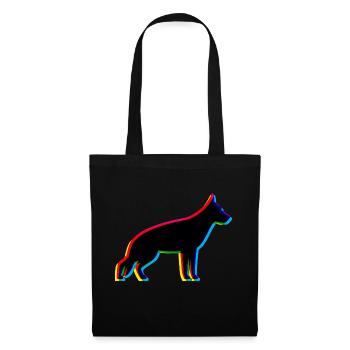 CMYK German Shepherd - Tote Bag - black - Front