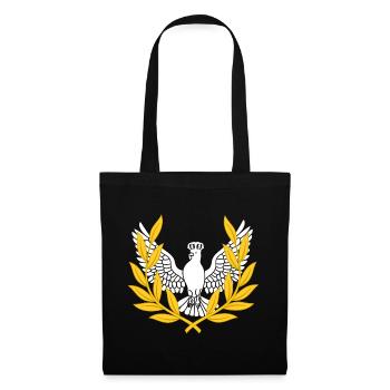 Colombe de la Paix Oiseau Laurel Crown King - Sac en tissu - noir - Devant