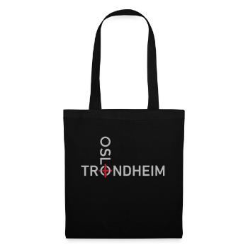 OSLO to TRONDHEIM - Tote Bag - black - Front