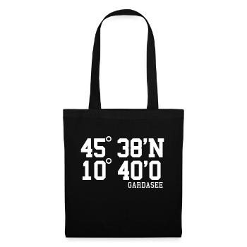 Lake Garda Coordinates Lago Di Garda Holiday Gift - Tote Bag - black - Front
