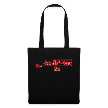 Quadratic Formula for Math class 4 - Tote Bag - black - Front