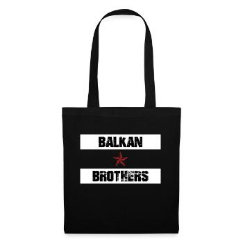 balkan brothers - Balkan Brüder - Stoffbeutel - Schwarz - Vorne