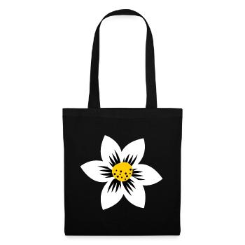 Le pouvoir des fleurs - Sac en tissu - noir - Devant