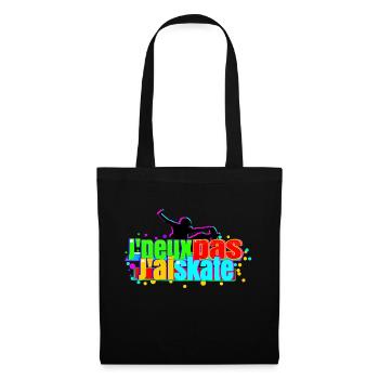J'peux pas j'ai skate - Sac en tissu - noir - Devant