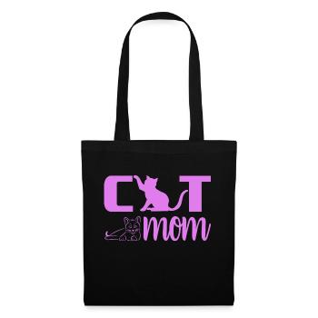 Cats Mama Cats Grandma Grandmother Mother Mom Cat - Tote Bag - black - Front