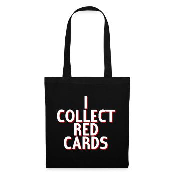Je collectionne les cartons rouges 4 - Sac en tissu - noir - Devant