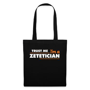 Trust me - Sac en tissu - noir - Devant