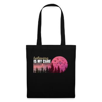 Croyance motivationnelle des combattants joyeux - Sac en tissu - noir - Devant