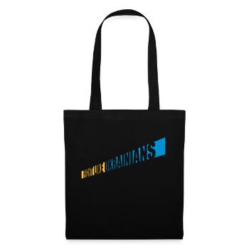fight like ukrainians quote - Tote Bag - black - Front