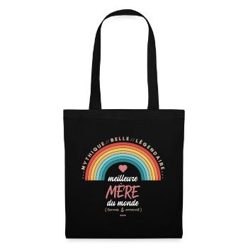 Meilleure mère du monde - Sac en tissu - noir - Devant