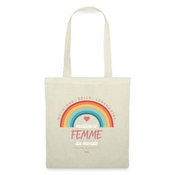 Meilleure femme du monde - Sac en tissu - nature - Devant
