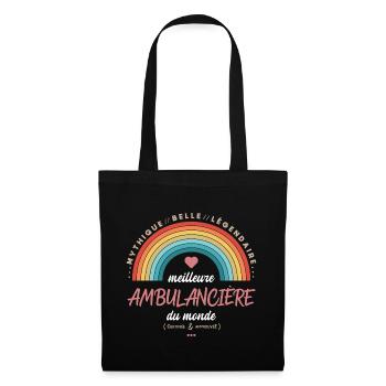 Meilleure ambulancière du monde - Sac en tissu - noir - Devant