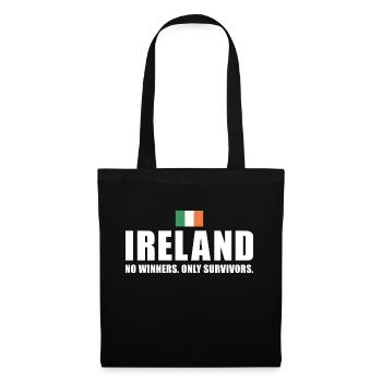 Ireland No Winners Only Survivors Ireland Rugby - Tote Bag - black - Front