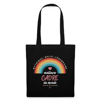 Meilleure cadre du monde - Sac en tissu - noir - Devant