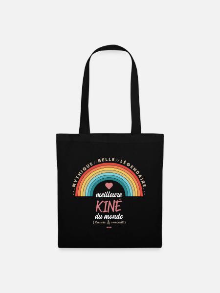Meilleure kiné du monde - Sac en tissu - noir