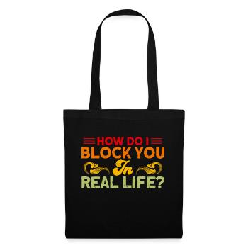 Sarcasm Black Humor Irony Gift - Tote Bag - black - Front