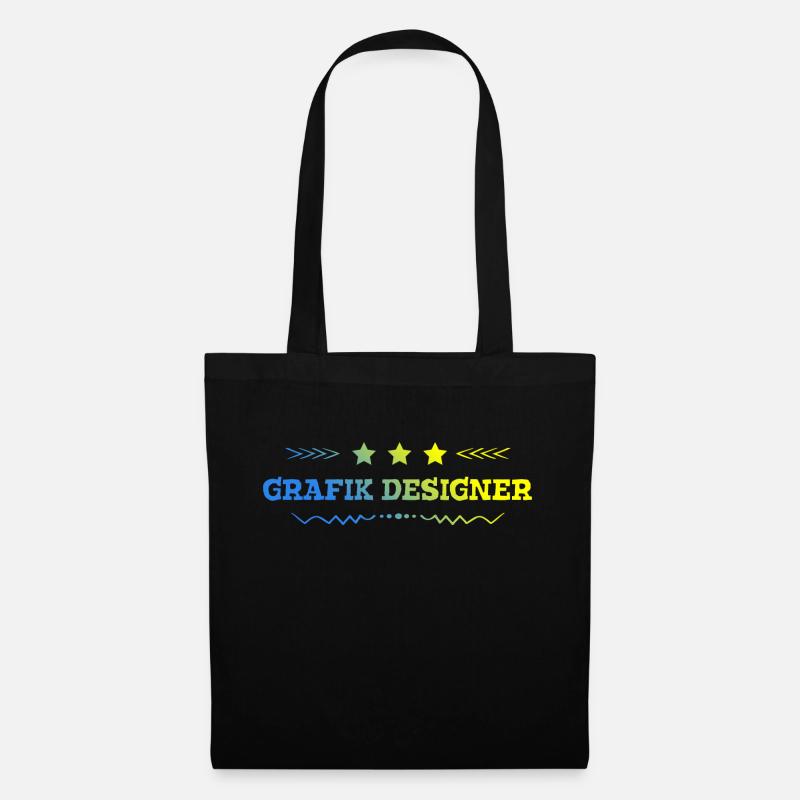 Grafik Designer Beruf - Stoffbeutel - Schwarz