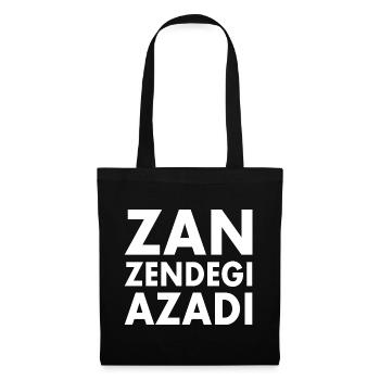 Zan zendegi azadi women life freedom - Sac en tissu - noir - Devant