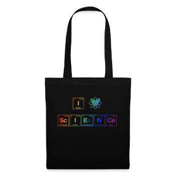 I LOVE SCIENCE - Éléments système perdiode LGBTQ - Sac en tissu - noir - Devant