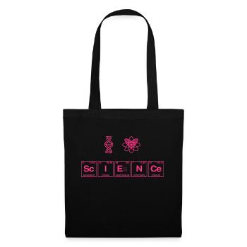 I LOVE SCIENCE - Element Perdiode System - Tote Bag - black - Front