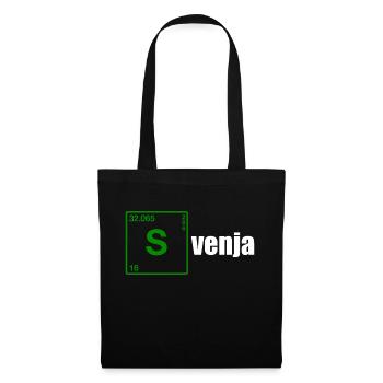 Svenja Vorname white - Stoffbeutel - Schwarz - Vorne