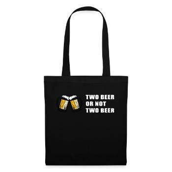 Beer Beer Wine Vino Party - Tote Bag - black - Front