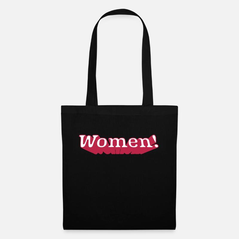 Frauen - Stoffbeutel - Schwarz